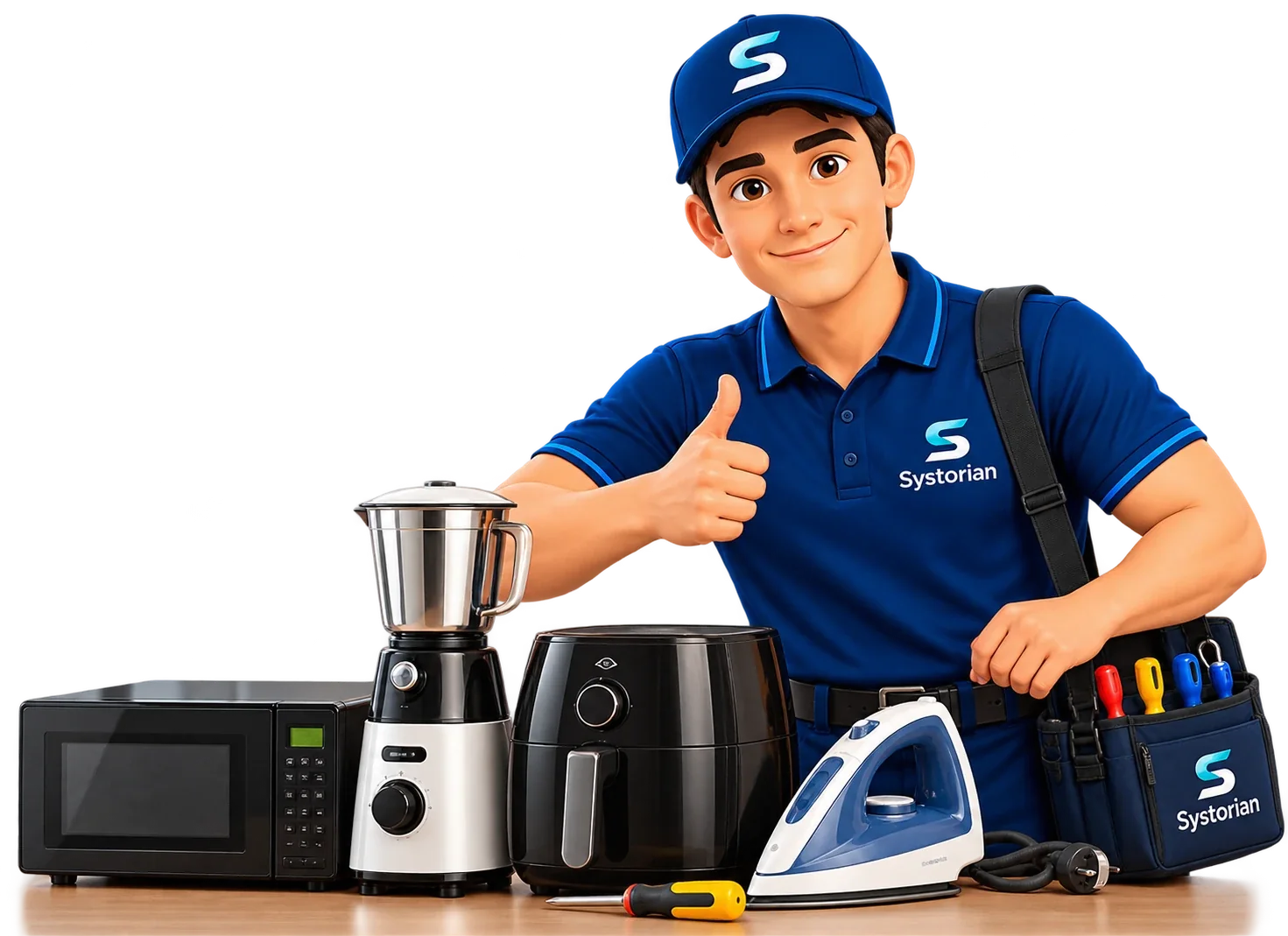 Systorian verified technician with appliances